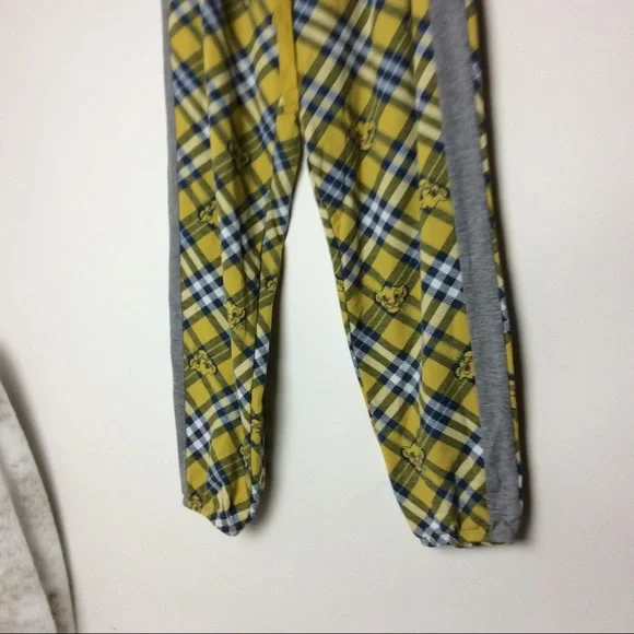 Disney The Lion King Pajama Pants Yellow Gray Plaid Women's Medium‎ - Picture 3 of 12